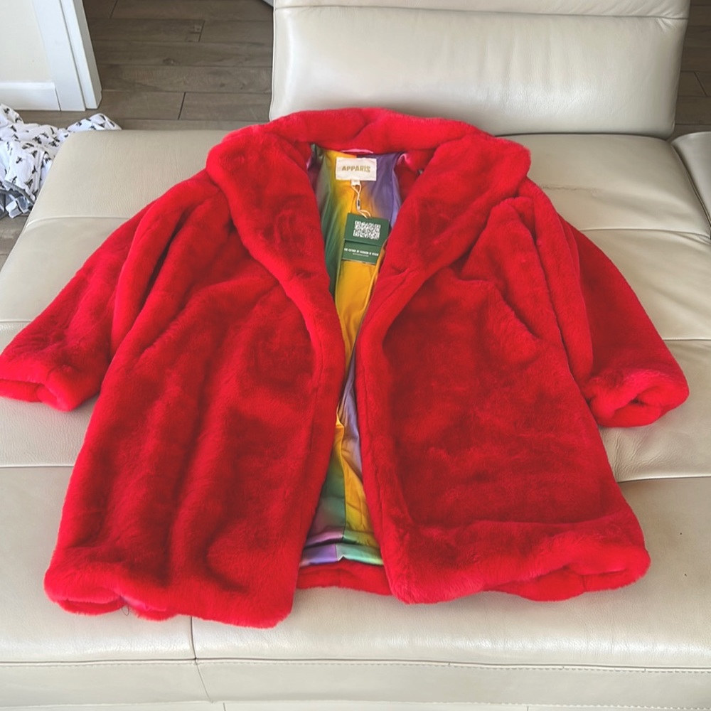 Apparis brand new faux fur coat